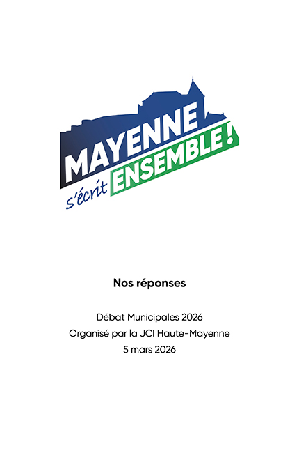 Mayenne s'écrit Ensemble, débat public, Municipales 2026